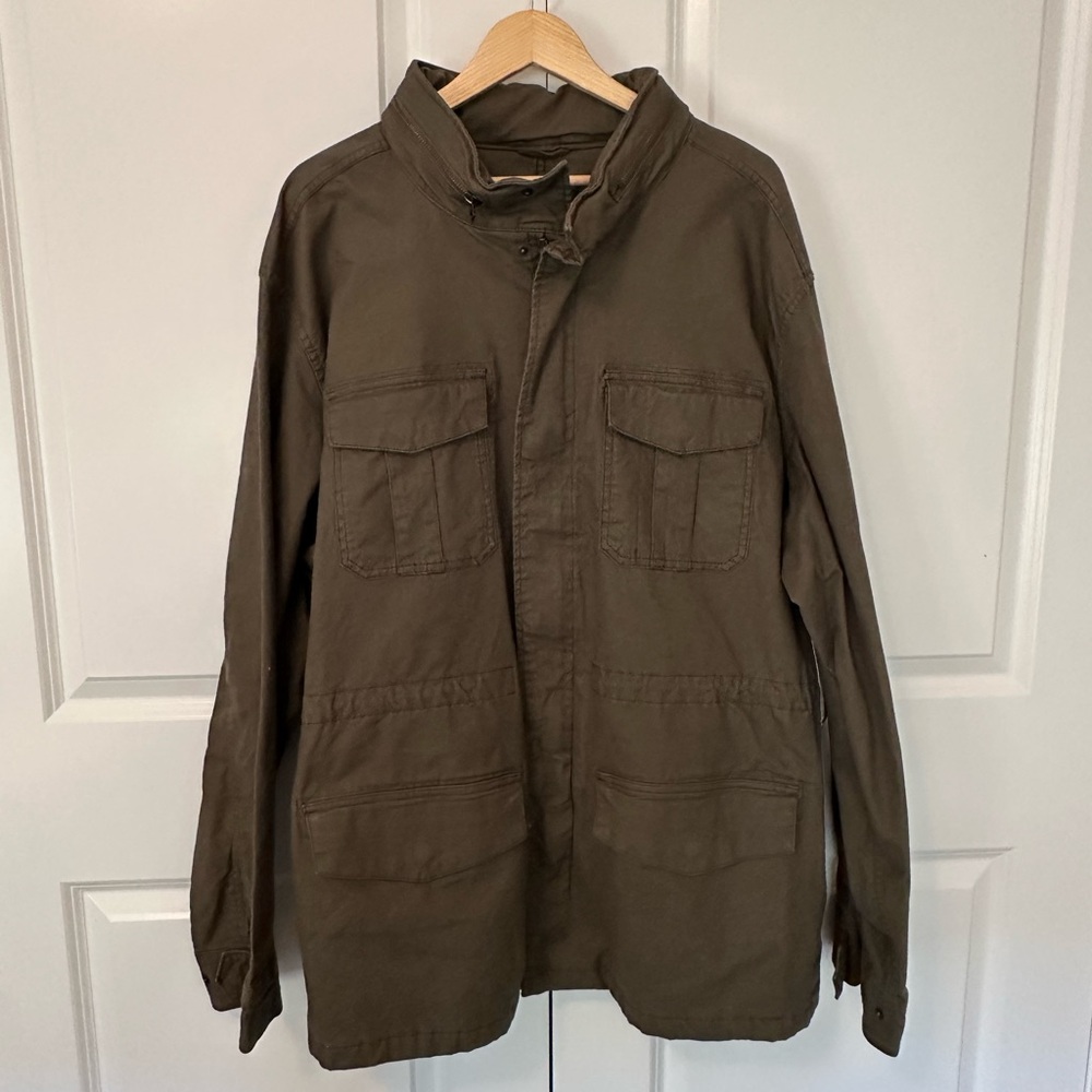 Olive Green Bomber Jacket - 3XLT